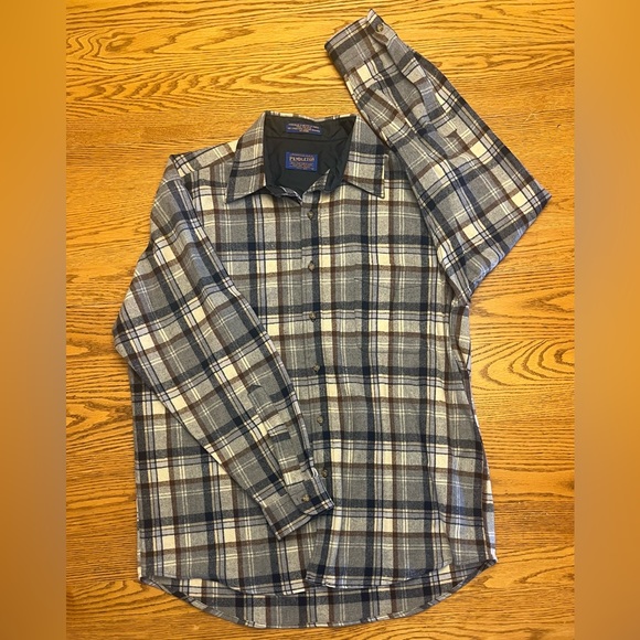Pendleton Men’s Large 100% Wool Button Down - Picture 3 of 6